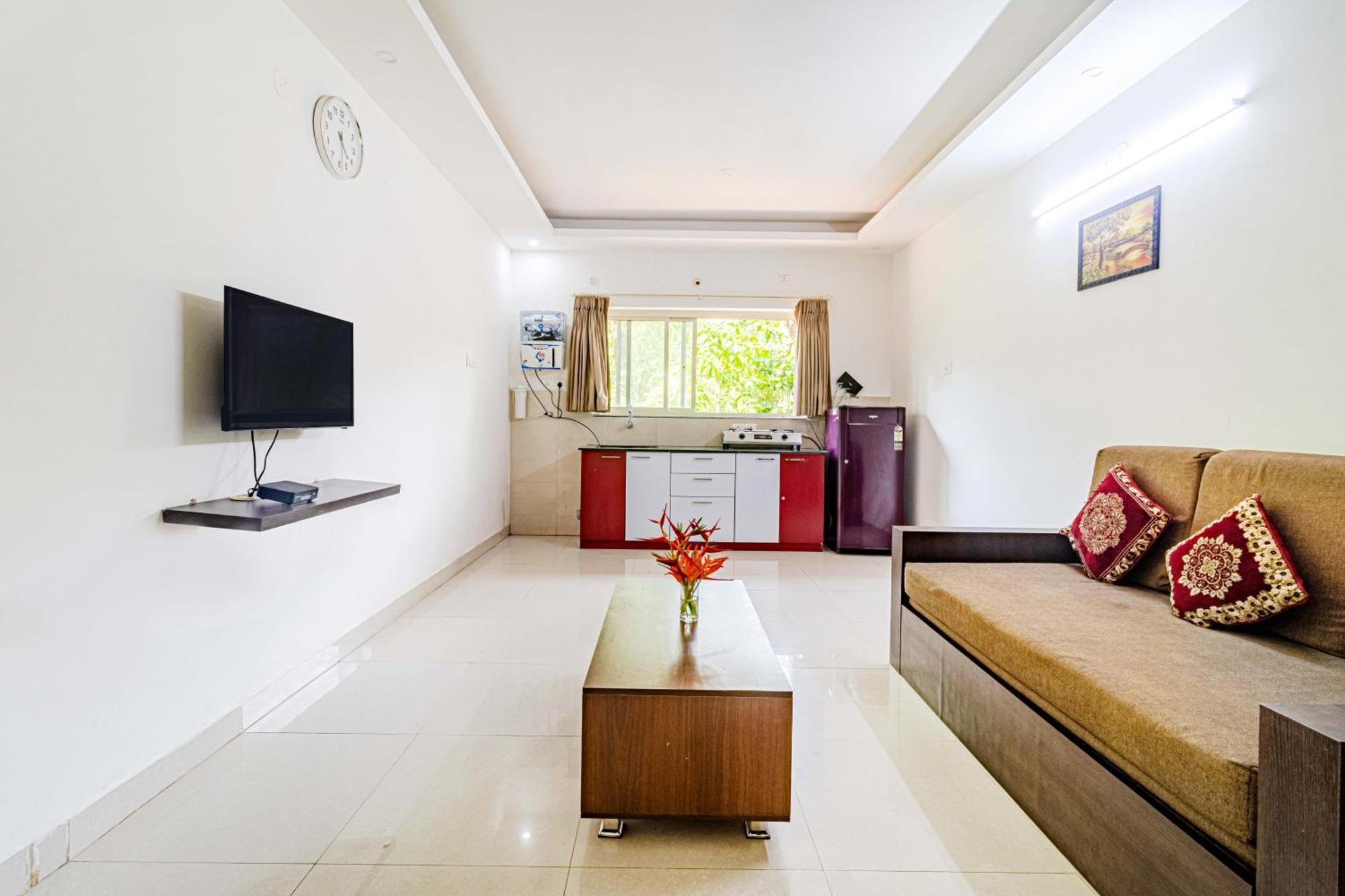 4Bhk Sparkling Apartment Near Beach Pool & Bar 2Bhkx2 Vagator Exteriör bild