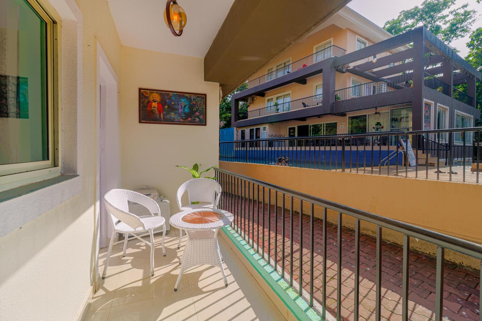 4Bhk Sparkling Apartment Near Beach Pool & Bar 2Bhkx2 Vagator Exteriör bild