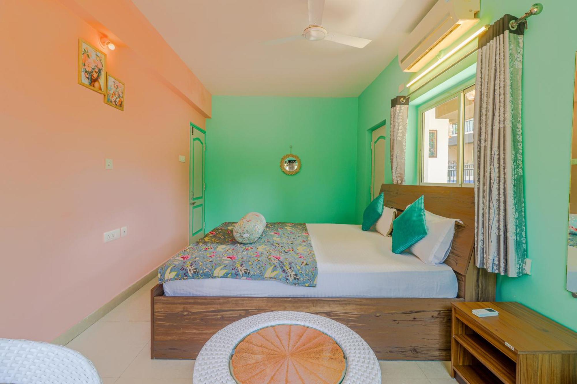 4Bhk Sparkling Apartment Near Beach Pool & Bar 2Bhkx2 Vagator Rum bild